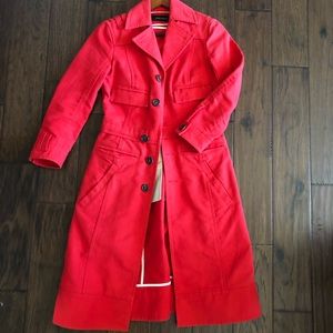 Dsquared2 Red trench coat size 42
